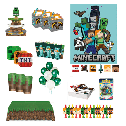 Fiesta temática de Minecraft