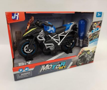 MOTO ARMABLE C/LUZ Y SONIDO