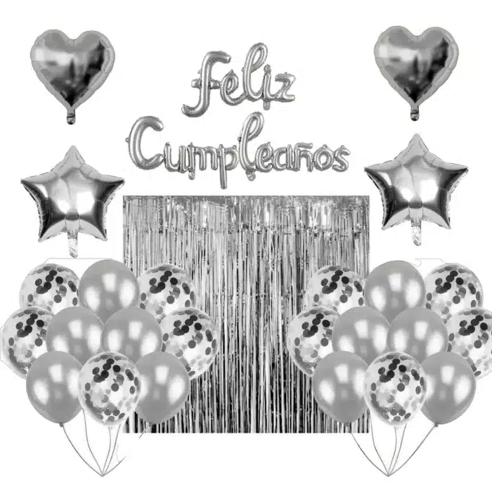 globos bouquet grande plateado compressed