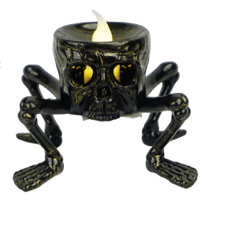 VELA CALAVERA 4 PIES CON LUCES